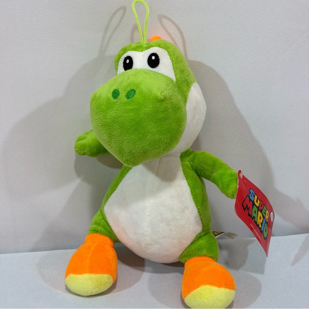 Nintendo Super Mario Yoshi Plush Green Good Stuff Stuffed Animal Dinosaur 10"